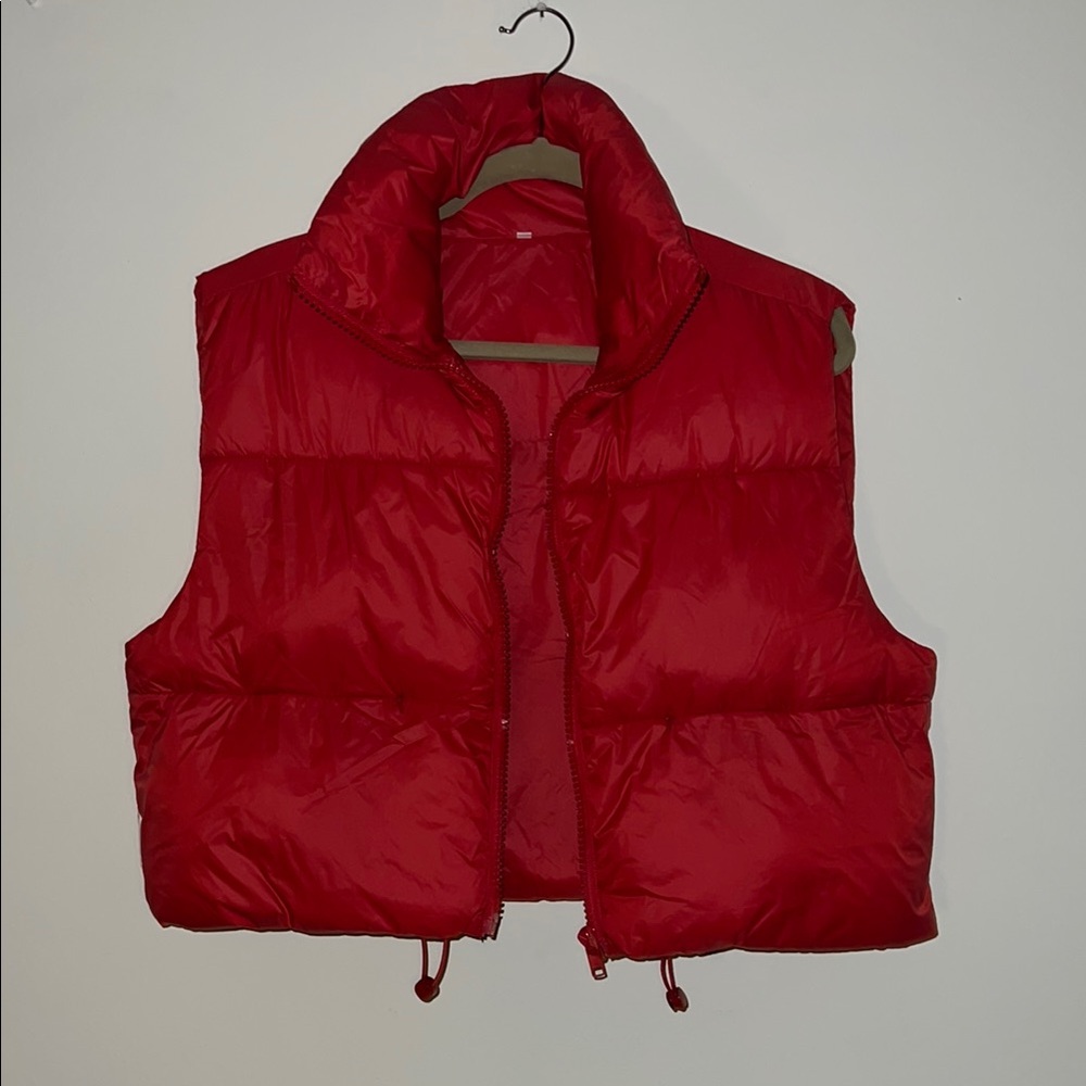 Red Puffer Vest